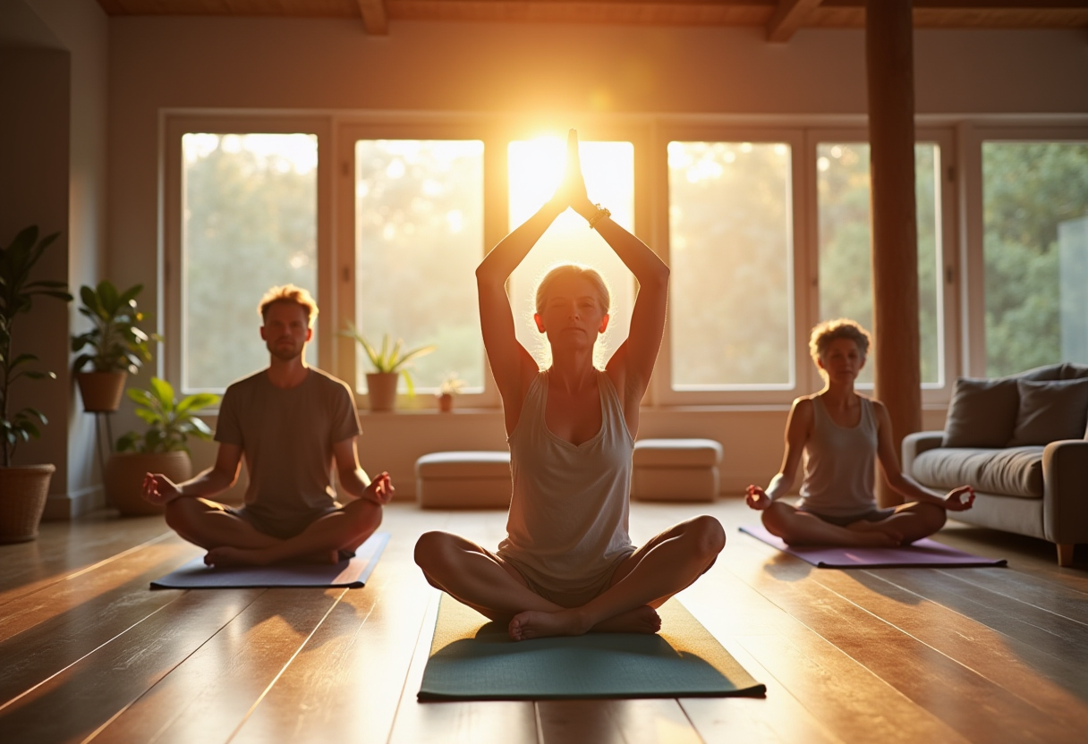 Заняття йогою для людей старшого віку